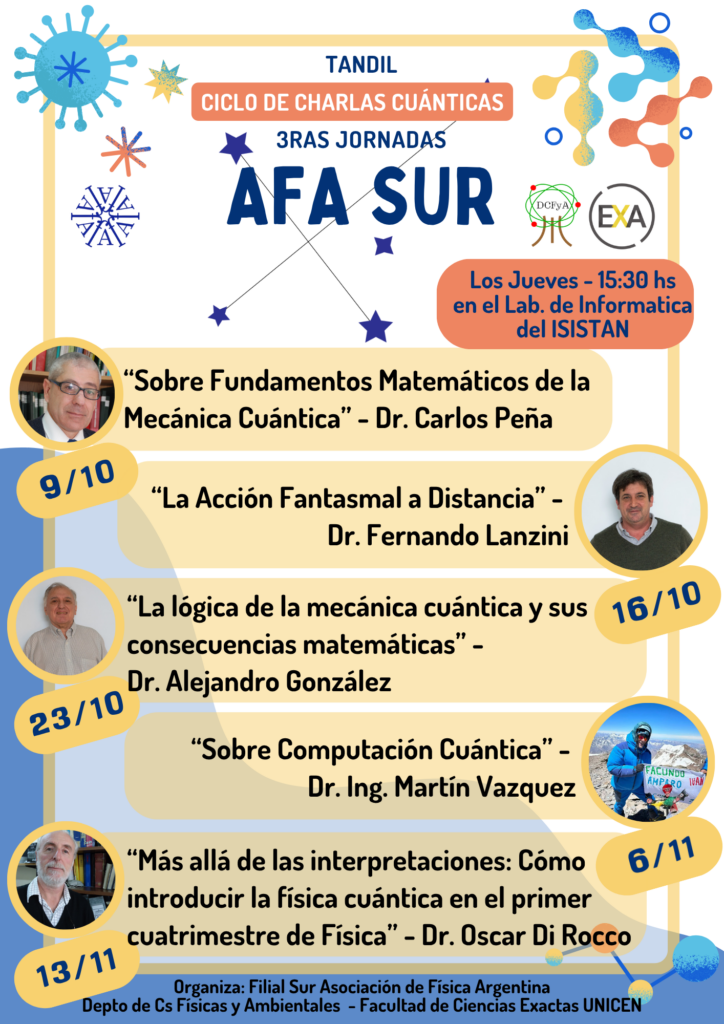 Charlas Cuánticas - 3ras Jornadas AFA Sur
